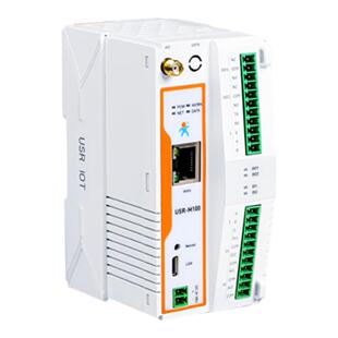 有人M100积木式边缘计算网关PLC 4Gdtu远程IO控制modbus rtu MQTT