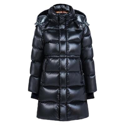 VHSNOW修身女款中长款白鹅绒服