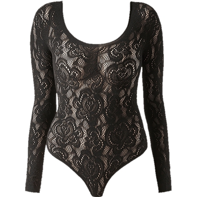 CALZEDONIA卡泽意袜蕾丝连体衣