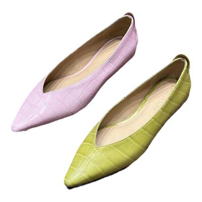 STELLALUNA浅口尖头优雅平底单鞋