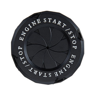 汽车一键启动保护盖改装钥匙按钮开关通用黑科技内饰装饰用品大全