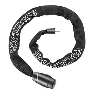 洛克兄弟山地自行车锁电瓶电动车密码锁便携式单车链子防盗链条锁