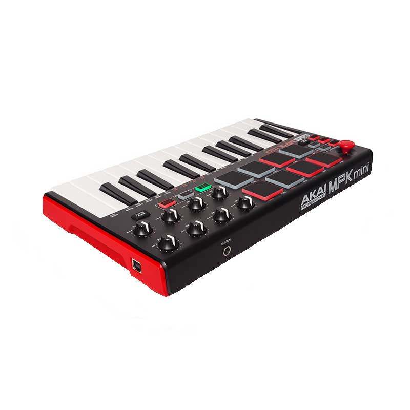 AKAI MPK MINI MK4 25键MIDI键盘便携编曲控制器MPC鼓垫力度感应