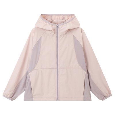 布丁哈鲁夏装女童童装时尚上衣2026夏季新款儿童运动透气防晒衣