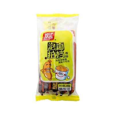 双汇泡面拍档香肠玉米肠休闲小吃