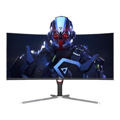 AOC 34英寸曲面带鱼屏 180Hz HDR解析 曲面电竞游戏显示器CU34G3X