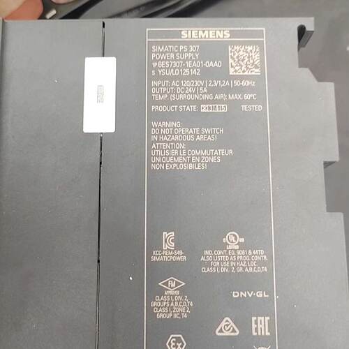 溢价-PLC  6ES7  307-1EA01-0AA0实物