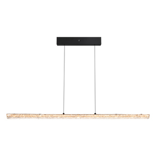 悬浮餐厅吊灯现代简约意式轻奢高级感2025极简一字长条餐桌岛台灯