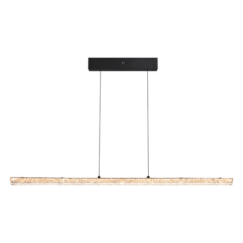 悬浮餐厅吊灯现代简约意式轻奢高级感2025极简一字长条餐桌岛台灯