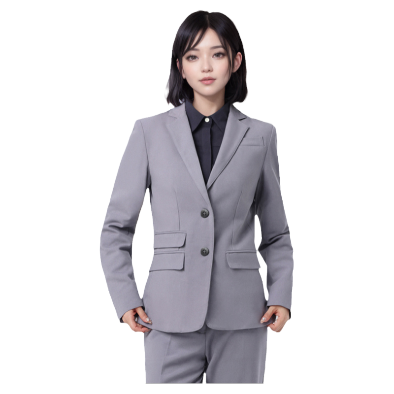 招行行服女西装外套银行工作服