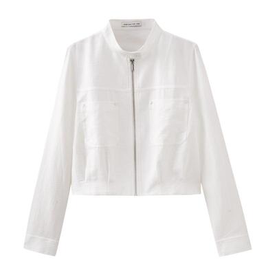 水云间女装通勤立领时尚短外套