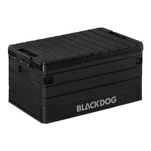 Blackdog黑狗60L折叠收纳箱黑化露营车载整理箱户外便携式储物箱