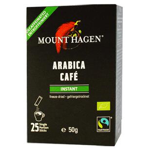 德国原装Mount Hagen脱因咖啡低因咖啡粉孕妇冷热双冲黑咖啡100g