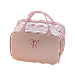 化妆包大容量收纳包女便携可挂行李箱2025新款高端外出旅行洗漱包