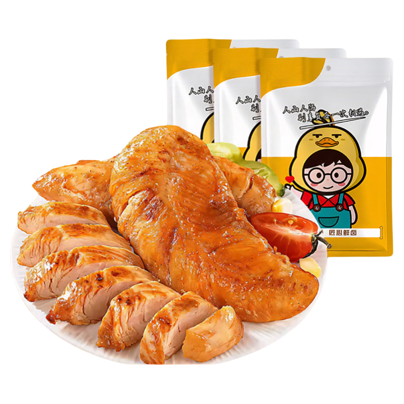 100%鸡胸肉！健身定制！