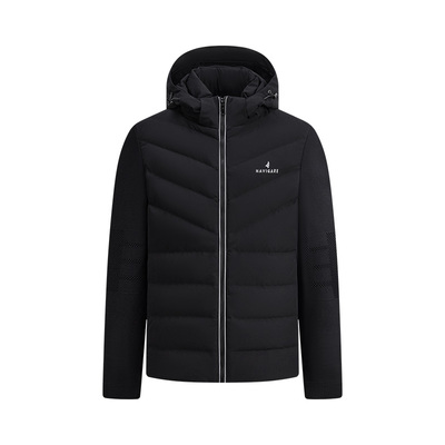 Navigare连帽鸭绒时尚羽绒服