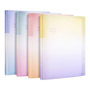 【国誉新品】日本KOKUYO国誉淡彩曲奇晴空活页本渐变配色可换替芯B5高颜值笔记本大容量收纳加厚纸张