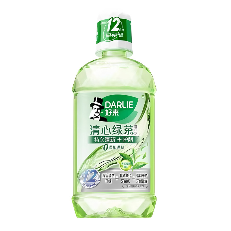 好来双重薄荷无酒精漱口水