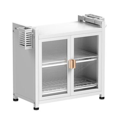 厨房碗盘收纳架家用防尘台面碗柜