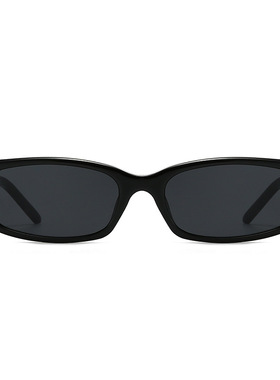 2026跨境新款方形小框太阳镜 欧美时尚矩形简约铆钉百搭休闲墨镜