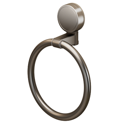 吸盘太空铝毛巾架浴室毛巾环