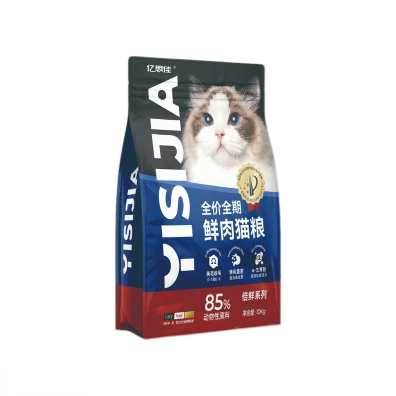 亿思佳85%动物原料全期鲜肉猫粮