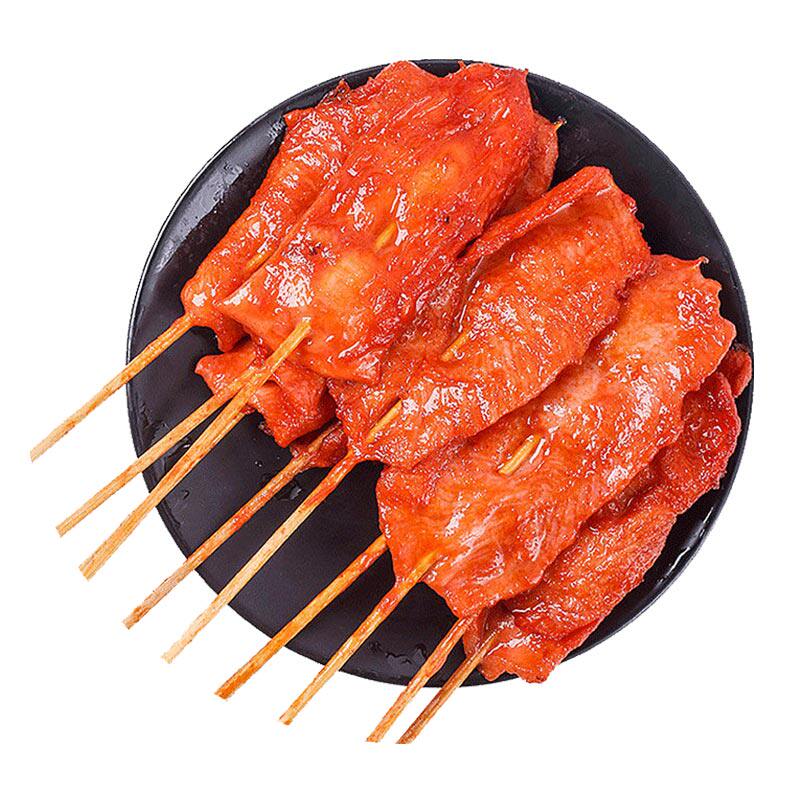 里脊肉串烧烤铁板里脊鸡肉商用手抓饼配菜煎饼里脊大串新鲜冷冻