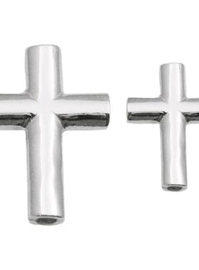 欧美纯银饰品十字架吊坠