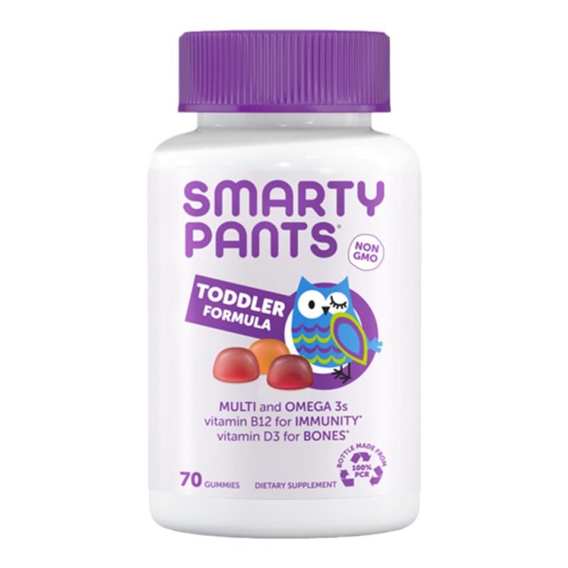 SmartyPants婴幼儿童维生素dha猫头鹰软糖宝宝vd3维c复合多种营养