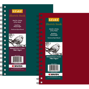 凯萨KAISA 创作家系列创意绘画本美术生素描本手账本画画本子易撕线设计空白内页美式本子速写本加厚手帐本