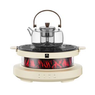 康宁二代围炉煮茶器电陶炉煮茶壶家用电茶炉泡茶机全玻璃壶新款