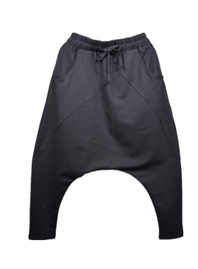 大裆裤韩国秋冬哈伦裤吊裆大裆裤