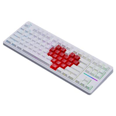 办公首选前行者V80三模静音键盘