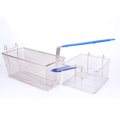 不锈钢炸网炸蓝炸筐筛油炸锅加密