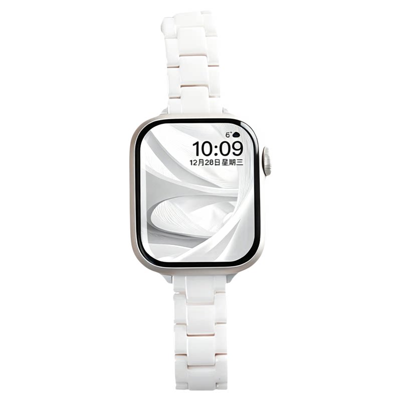 美派适用iwatch小蛮腰陶瓷表带