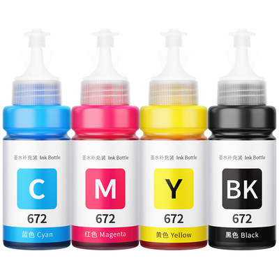 适用爱普生672彩色墨水L13
