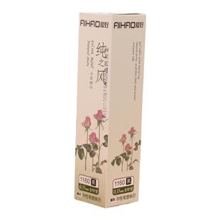 爱好纯之风中性笔芯晶蓝0.35mm红全针管黑笔芯0.38蓝色碳素笔替芯