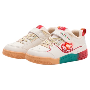 卡特兔童鞋女童板鞋2025冬季新品闪灯鞋男童加绒鞋子保暖儿童棉鞋