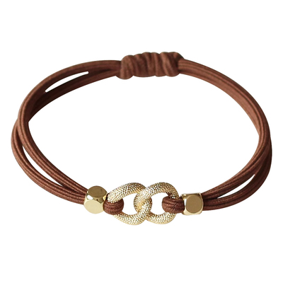 川野圆环发圈高级感网红气质皮套