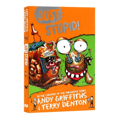 英文原版 Just Stupid! 只是太笨了 儿童爆笑幽默章节故事书 小屁孩树屋历险记 英文版 进口英语原版书籍