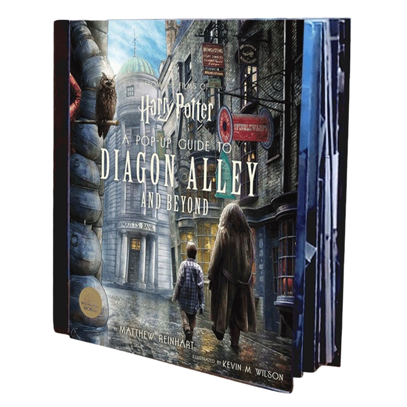 英文原版 哈利波特对角巷立体书 精装 Harry Potter: A Pop-Up Guide to Diagon Alley and Beyond Matthew Reinhart 周边