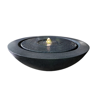 流水摆件喷泉水景观小品聚宝盆花园庭院简约循环水钵水系阳台会所