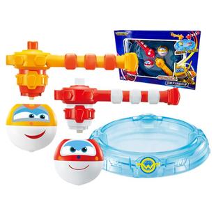 奥迪双钻陀螺超级飞侠玩具变形旋转陀螺乐迪金小子对战儿童男孩