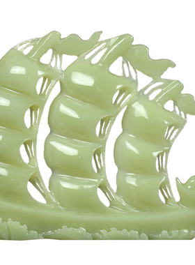 创意玉石天然客厅玄关招财摆件