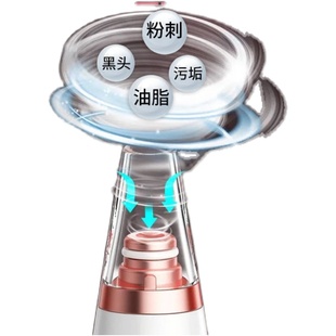 可视吸黑头神器吸出器强力清洁美容院专用黑头仪导出清理鼻子刮铲