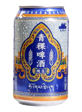 扎嘎山青稞纯生啤酒9度330mL/罐