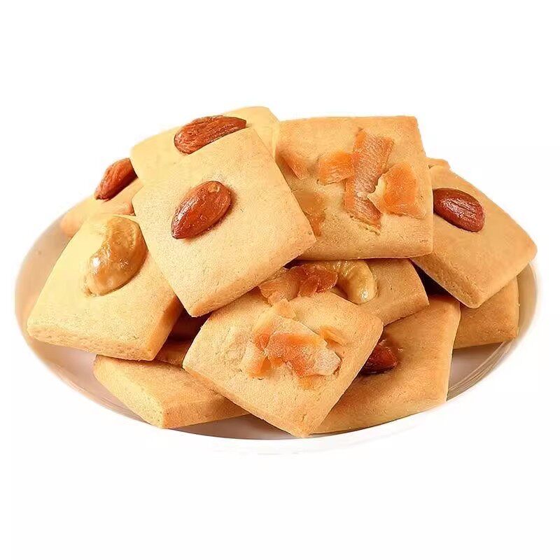 坚果芙脆腰果巴旦木饼干