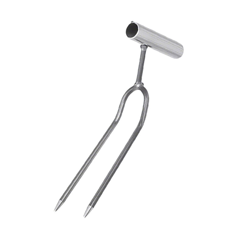 手持松土两齿叉种花种菜专用园艺工具二齿叉家用花盆翻土施肥神器
