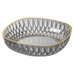 水果盘客厅家用茶几零食摆放盘2025新款果盆轻奢高级水果盘水果篮