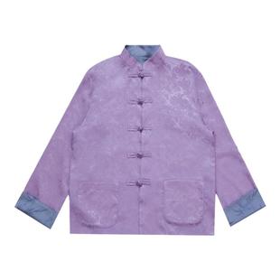 JAC梦想家童装◆新年~双面穿新中式唐装非遗美学儿童盘扣缎面外套